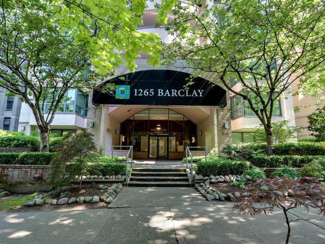 1002 - 1265 Barclay Street, Condo with 2 bedrooms, 2 bathrooms and 2 parking in Vancouver BC | Image 30