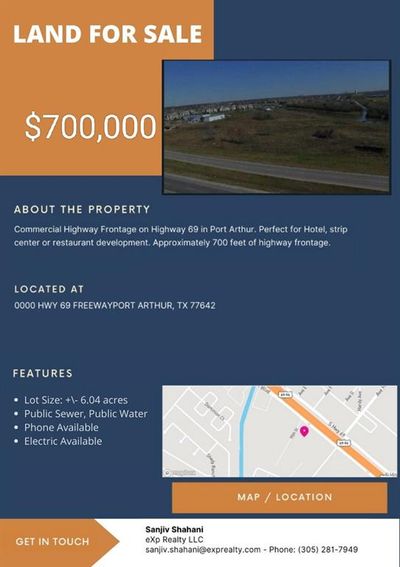 0000 Hwy 69 Freeway, Home with 0 bedrooms, 0 bathrooms and null parking in Port Arthur TX | Image 2