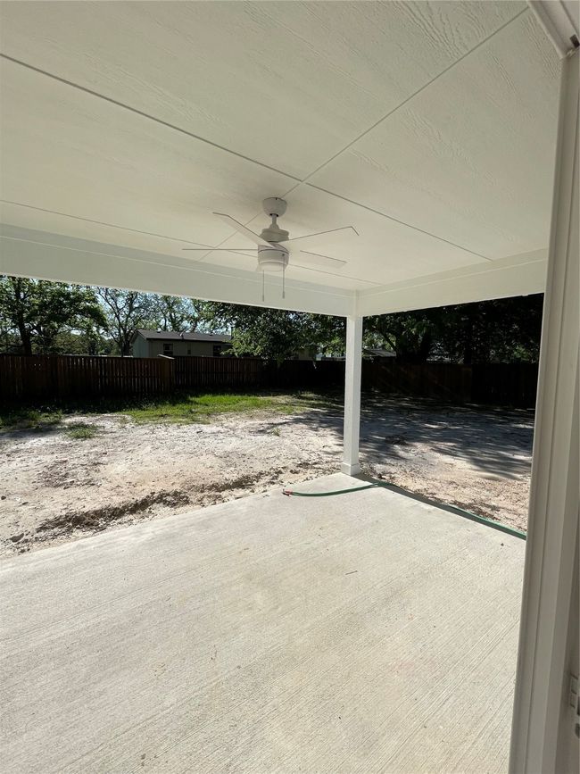 View of Covered patio with fence | Image 26