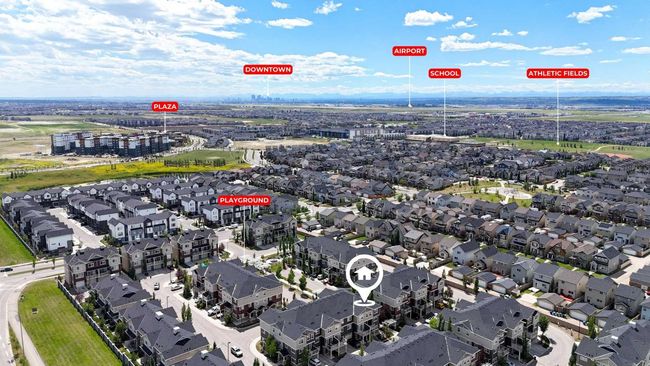 817 Skyview Ranch Grove, Townhouse with 3 bedrooms, 3 bathrooms and 2 parking in Calgary AB | Image 40