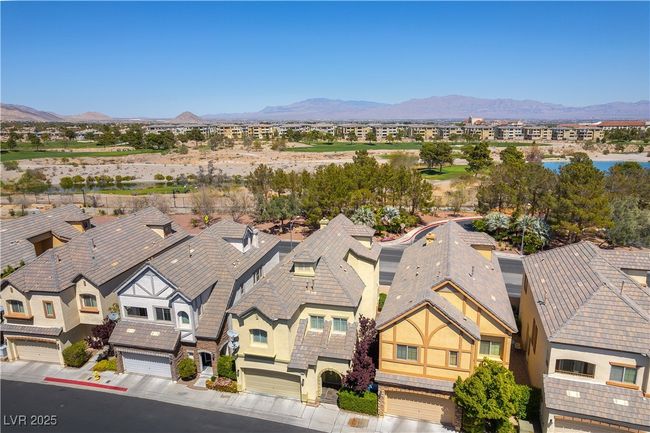 Drone / aerial view featuring a residential view and a mountain view | Image 37