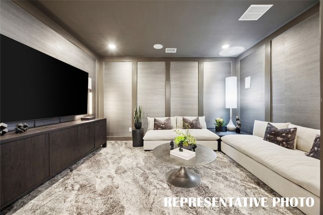 With a main floor media room, our Sophie plan offers outstanding entertaining spaces. REPRESENTATIVE PHOTO | Image 14