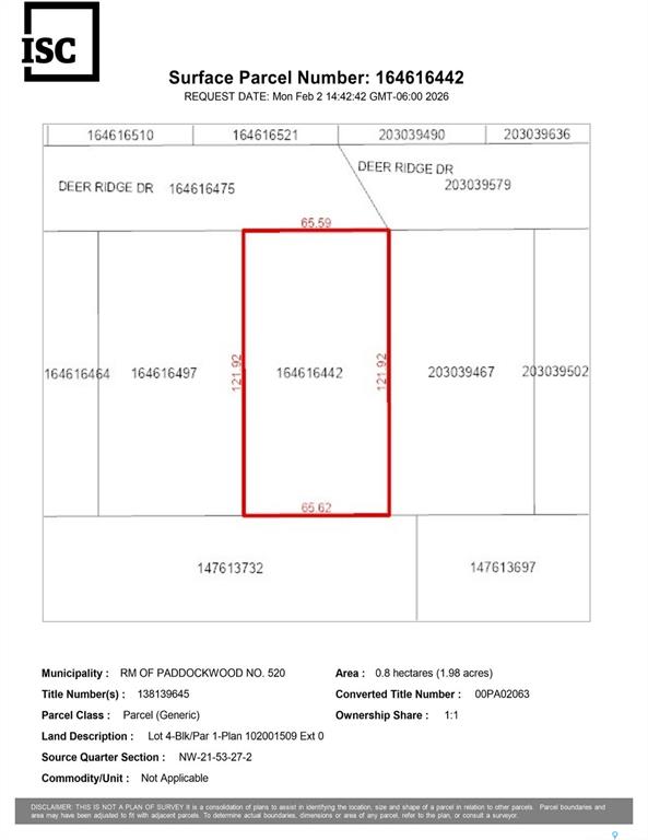 Land in Paddockwood Rm No. 520 2