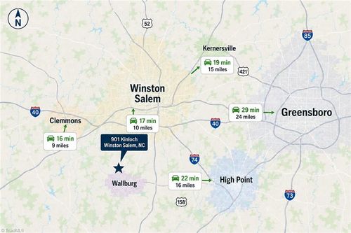 901 Kinloch Dr, Winston-Salem, NC, 27107-8026 | Card Image