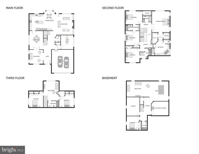 4501 Walsh St, House other with 7 bedrooms, 6 bathrooms and null parking in CHEVY CHASE MD | Image 48