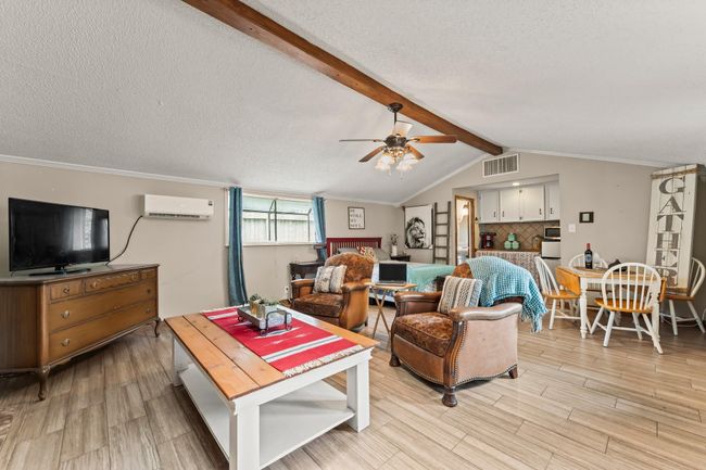 Private guest house includes a living area, bedroom, kitchenette, and full bath - great for visitors, working from home, or multigenerational living. | Image 32