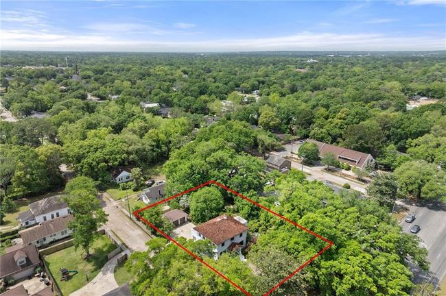 Drone / aerial view featuring a forest view | Image 39
