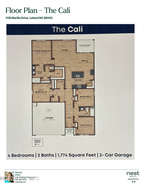 1116 Marilla Dr, Leland, NC, 28451-5032 | Card Image