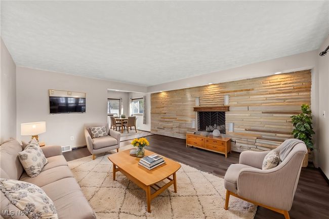 Virtually Staged Living room with furniture | Image 4