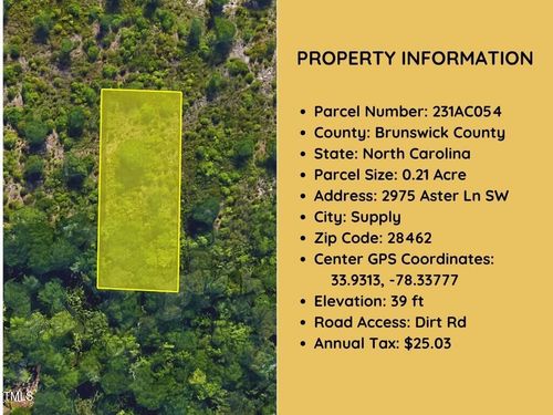 2975 Aster Ln Sw, Supply, NC, 28462-5419 | Card Image