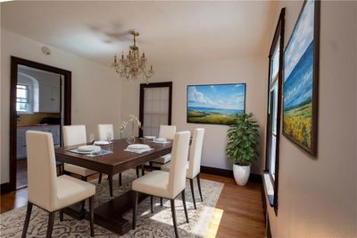 Dining Room off kitchen - Virtually Staged | Image 3