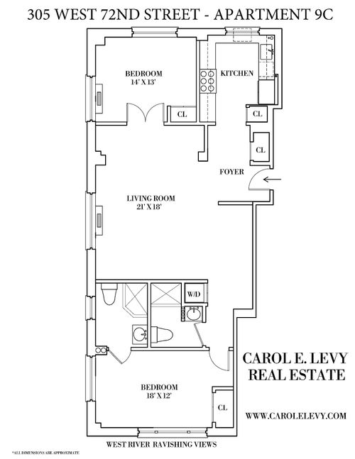 9-c-305 W 72nd Street, New York City, NY, 10023 | Card Image