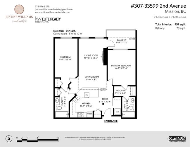 307 - 33599 2 Nd Avenue, Condo with 2 bedrooms, 2 bathrooms and 1 parking in Mission BC | Image 29