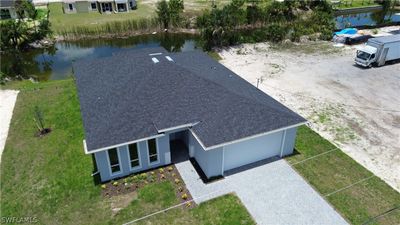 Aerial view featuring a canal water view | Image 3