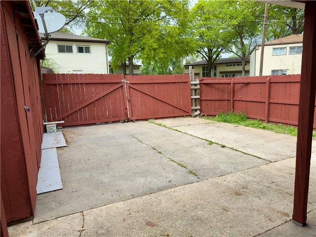 View of patio / terrace with fence and a gate | Image 26
