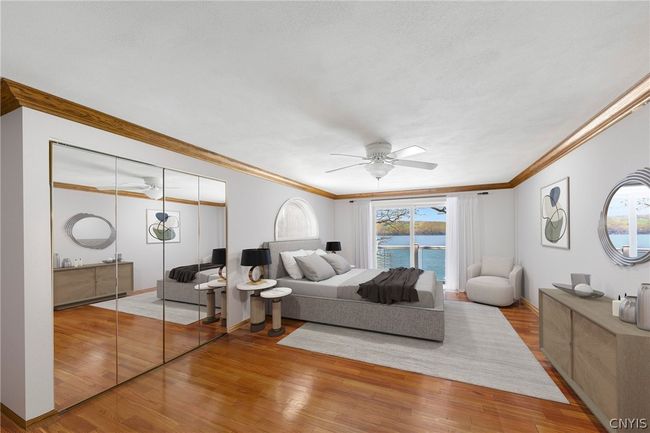 Furniture in the primary bedroom was virtually staged. | Image 15