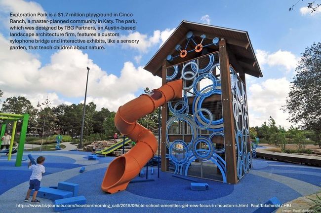 Not many master-planned communities offer THIS type of playground for children! A MUST-SEE AND USE custom xylophone bridge, interactive exhibits, and a sensory garden. | Image 34