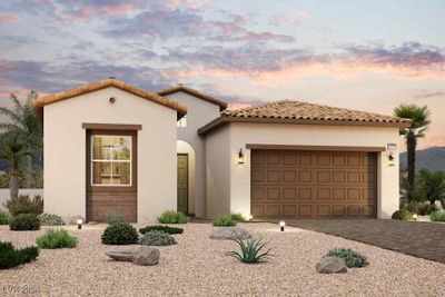 Plan 2230 - Spanish Modern Elevation ~ Rendering ~ | Image 1