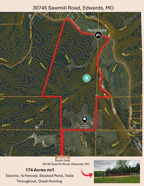 30745 Sawmill Rd, Edwards, MO, 65326 | Card Image