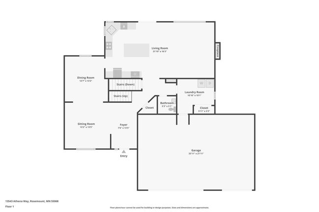 13543 Athena Way, House other with 5 bedrooms, 4 bathrooms and null parking in Rosemount MN | Image 46
