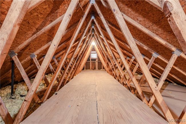 View of unfinished attic | Image 43