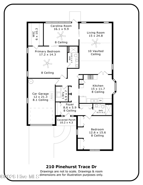 210 Pinehurst Trace Dr, Pinehurst, NC, 28374-8118 | Card Image