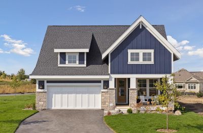 Cook Lake Highlands Hamilton Villa! features 3-car tandem garage, large covered front porch, LP Smart-side exterior siding on all 4-sides. | Image 3