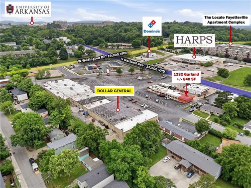 1232 N Garland Ave, Fayetteville, AR, 72703-1601 | Card Image