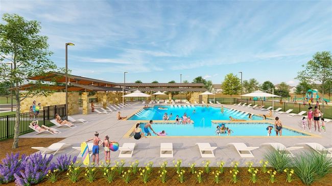 Community pool with a patio area | Image 30