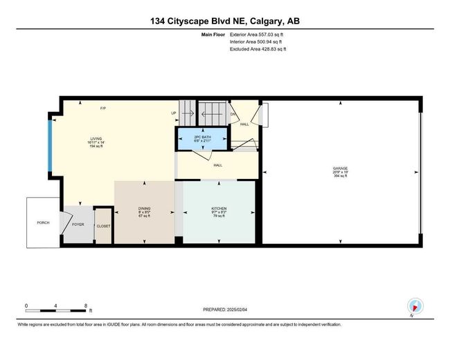 134 Cityscape Blvd Ne, Townhouse with 4 bedrooms, 4 bathrooms and 2 parking in Calgary AB | Image 46