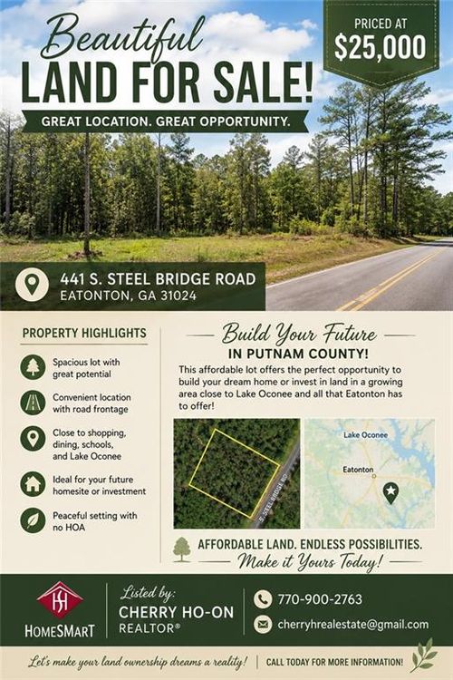 441 S Steel Bridge Rd, Eatonton, GA, 31024-8192 | Card Image