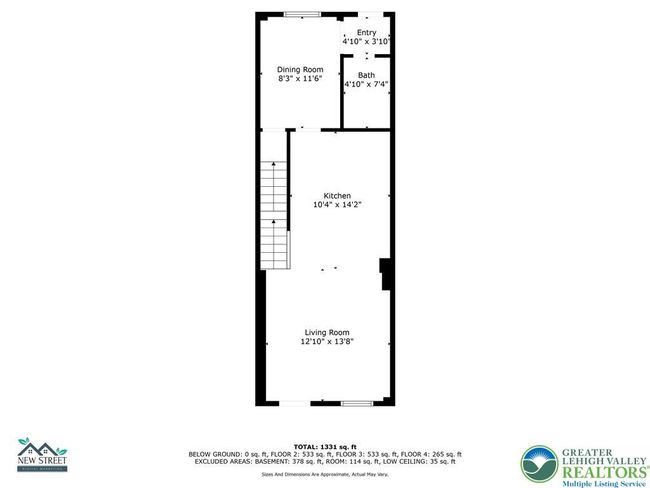 1478 E 5 Th St, Townhouse with 3 bedrooms, 2 bathrooms and null parking in BETHLEHEM PA | Image 42