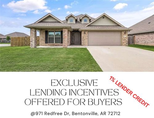 971 Redfree Drive, Bentonville, AR, 72712 | Card Image
