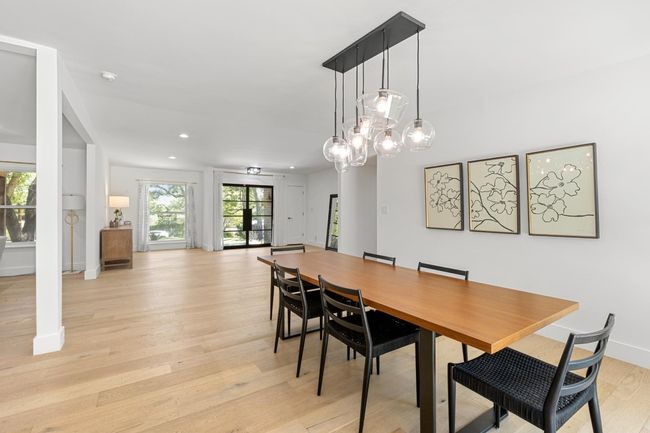 Dining area featuring recessed lighting, light wood-style flooring, and baseboards | Image 17