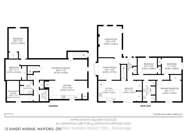 12 Sunset Ave, House other with 5 bedrooms, 2 bathrooms and 8 parking in Warwick ON | Image 46