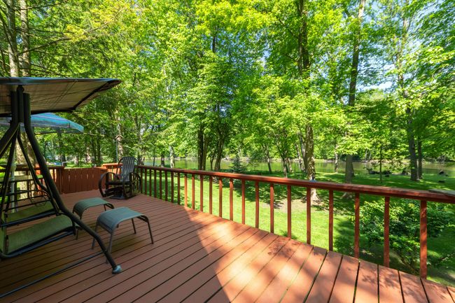 Section 1 of back deck over looking the river #3. | Image 27