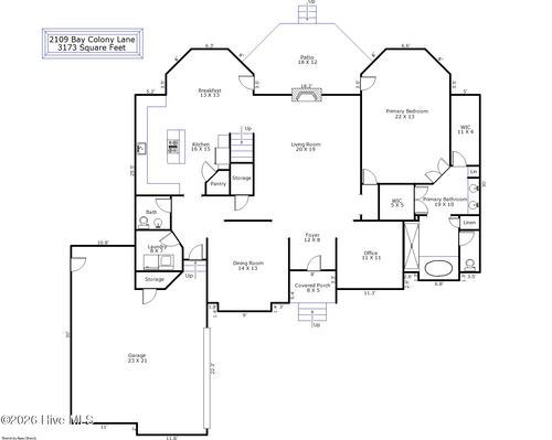 2109 Bay Colony Ln, Wilmington, NC, 28405-6228 | Card Image