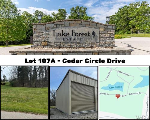 Lot 107A - Cedar Circle Dr, Sainte Genevieve, MO, 63670 | Card Image