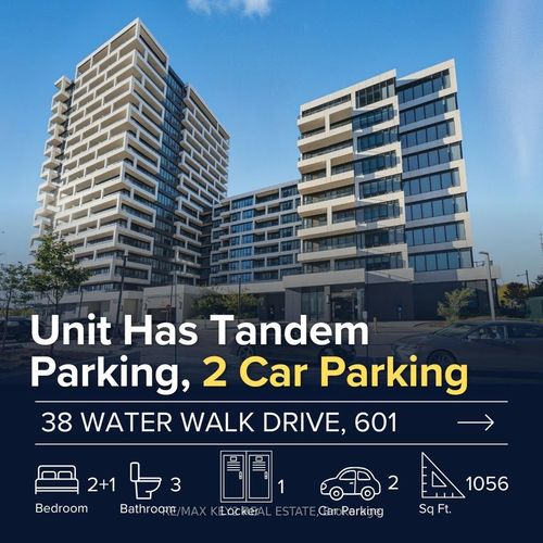 601-38 Water Walk Dr, Markham, ON, L3R6M8 | Card Image
