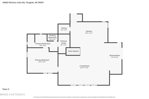 34683 Eklutna Lake Rd, Chugiak, AK, 99567-5116 | Card Image