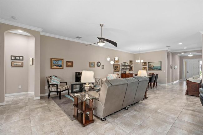 Family Room with a view of the Dining Room | Image 16