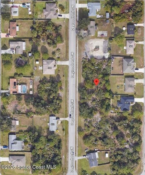 607 De Groodt Rd Sw, PALM BAY, FL, 32908-7420 | Card Image