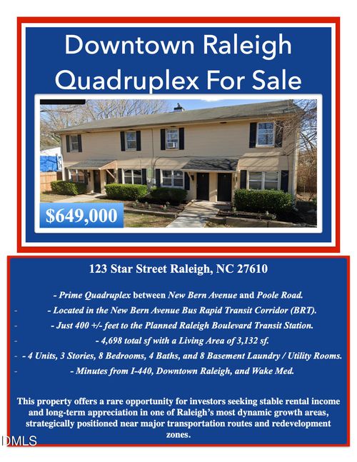 123 Star St, Raleigh, NC, 27610-2546 | Card Image