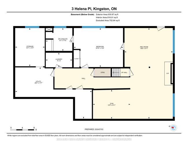 3 Helena Pl, House other with 4 bedrooms, 2 bathrooms and 6 parking in Kingston ON | Image 38