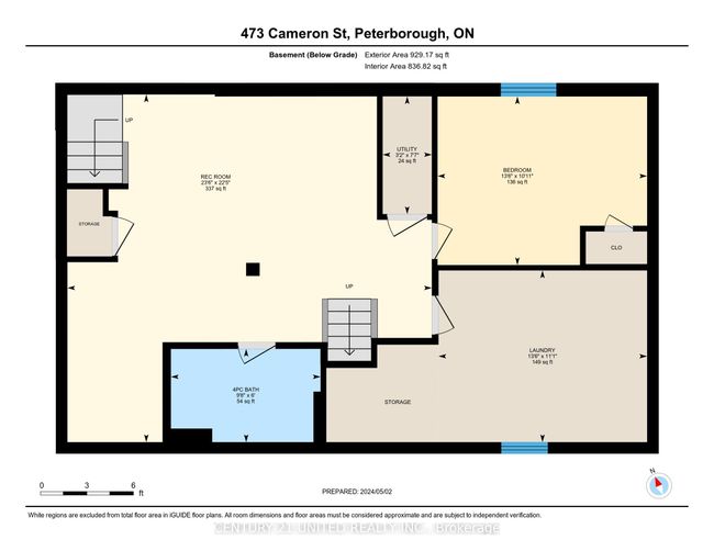 473 Cameron St, House other with 3 bedrooms, 2 bathrooms and 4 parking in Peterborough ON | Image 42