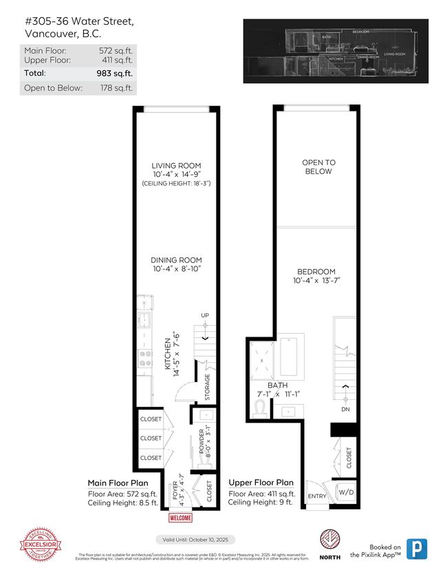305 - 36 Water St, Condo with 1 bedrooms, 2 bathrooms and 1 parking in Vancouver BC | Image 36