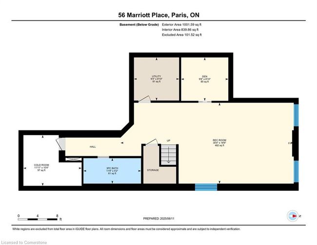 56 Marriott Pl, House other with 3 bedrooms, 4 bathrooms and 4 parking in Paris ON | Image 46