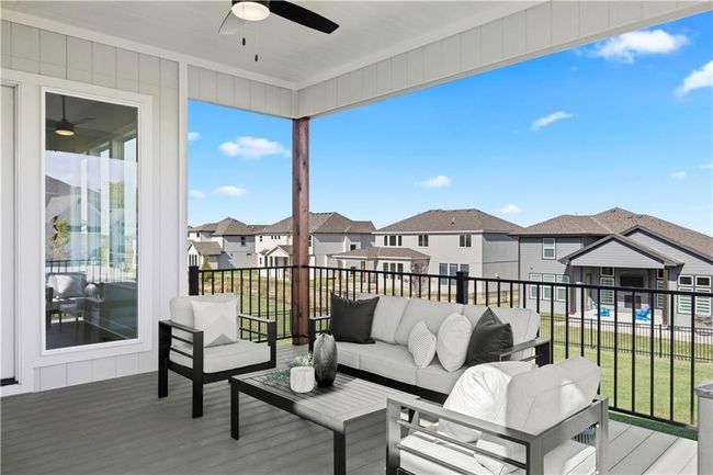 Covered patio - Photo is from a finished model | Image 17