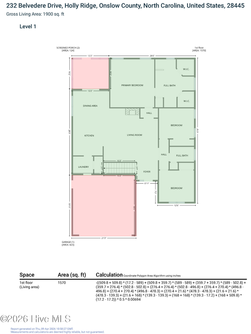 232 Belvedere Dr, Holly Ridge, NC, 28445-6954 | Card Image