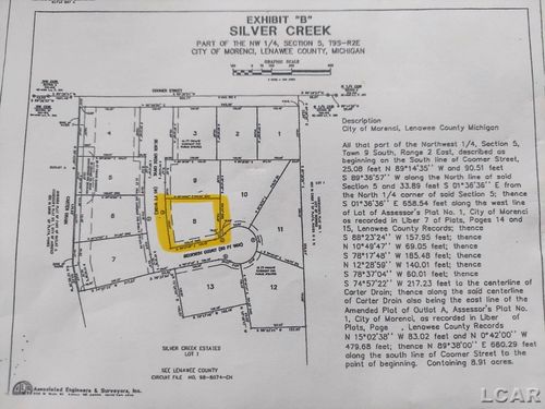 Lot 8 Whitehouse Court, Morenci, MI, 49256 | Card Image